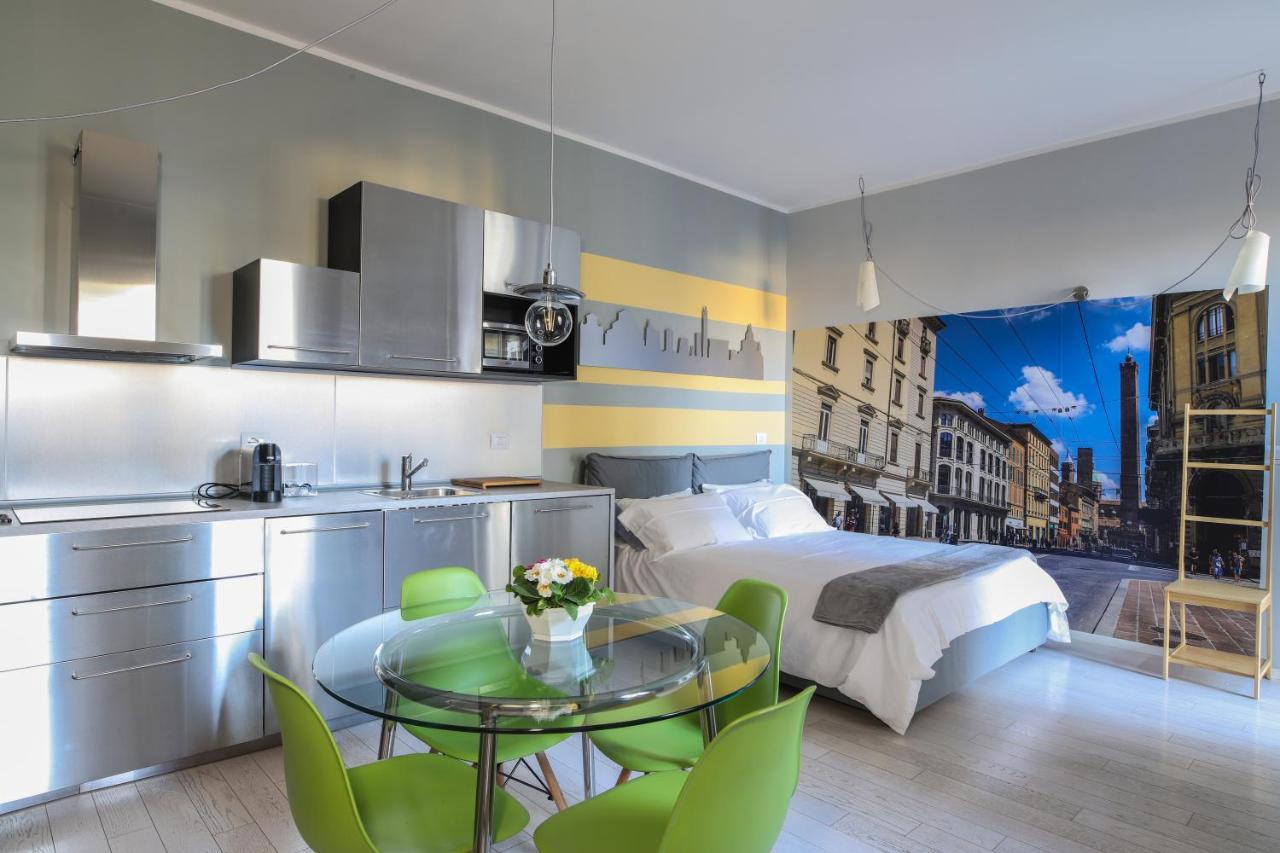 Central Apartment Close To Food And Shopping 博洛尼亚 外观 照片
