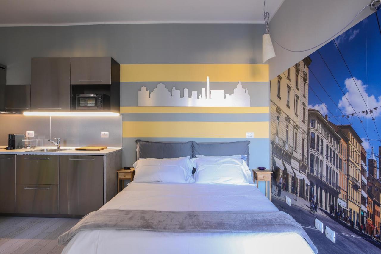 Central Apartment Close To Food And Shopping 博洛尼亚 外观 照片